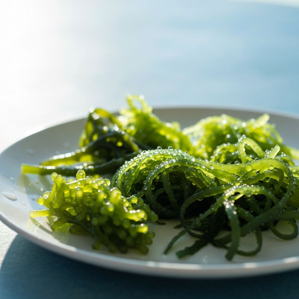 Świeże algi morskie